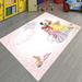 LaModaHome Non-Slip Rug All Disney Princess Theme: Elegant Area Rug Washable Mat Child Stain Resistant Living Room Kitchen Carpet - Size: 6 6X2 6ft(200X80cm)