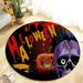 Deals of the Day!Ympuoqn Halloween Decorations indoor Outdoor on Clearance Round Area Rugs 60CM Diameter for for Bedroom Decorative Rug Carpet Floor Mat Yoga Mat for Boys Girls Playroom Home Dec