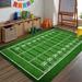 Tepsmf Indoor/Outdoor Area Soft Rug American Football Field On Grass Floor Rugs Table Chair Mats Home Living Room Coffee Table Non-Slip Carpet Home Decoration Gifts