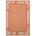 7 ft. 10 in. x 10 ft. 6 in. Augusta Matira Terracotta Rectangle Oversize Rug