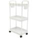 1 Set of Rolling Storage Cart Rolling Utility Cart Home Multi-layer Trolley Stand