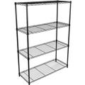 Storage Shelves Unit Closet Wire Shelving for Storage with 4 Tier Metal DIY Stackable Shelves Closet Shelving for Kitchen Bedroom Laundry Room Living Room 36 Lx14 Wx54 H Black