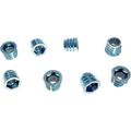 8 Pack Wood Insert Nut 5/16-18 - With - 25/64 Hole - Insert Nuts For Wood - Furniture Insert Nut Hex Socket Drive Threaded Insert Nuts For Wood Furniture (8 5/16-18)