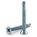 Flat Head Self Drilling Screws Zinc Plated Steel TEK Sheet Metal Screws X 3/4 Qty 250