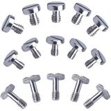 Xwell 1/4 -20 Slotted Screw for Quick Release (QR) Plate or Camera Tripod Monopod (15 Pcs)