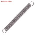 (1.0*8*70mm) 1Pc Extension Tension Spring Springs Steel Hook Expansion Spring Wire Dia 1.0mm