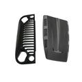 Black Plastic Air Inlet Grille Front Face & Hood for Axial for SCX10 for Jeep Wrangler Crawler 1/10 RC