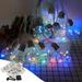 RnemiTe-amo Clearanceï¼�Solar String Lights Outdoor Waterproof Light Strings With 20 LED Filament Bulbs Patio Lights For Home Garden Tents Porch Backyard Patio Party Wedding