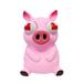 Pontos Pink Pig Toy Fun Decompression Plastic Attract Attention Comfortable Hands Feeling Pink Pig for Kids