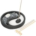 FRCOLOR Zen Garden Decor Mini Zen Garden Sand Rock Ornament Creative Zen Garden Sand Decoration