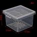 (Option A1) Plastic Insect Spider Habitat Feeding Box Case Container Tank Transport Case Toy