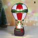 Qyiloy Snowman Santa Claus Hot Air Balloon Christmas LED Light Ornaments Home Decor