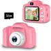 Upgrade Kids Selfie Camera Christmas Birthday Gifts for Girls Age 3-9 HD Digital Video Cameras for Toddler Portable Toy for 3 4 5 6 7 8 Year Old Girl with 32GB SD Card-Pink