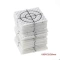 100pc 0/30/40/50/60mmtotal station reflector reflector silver reflective target