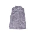 Widgeon Fleece Jacket: Gray Solid Jackets & Outerwear - Kids Girl's Size Large Maternity