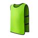 Adults Sports Jersey Pinnies Scrimmage Vest Team Practice Jerseys with Open Sides (Shiny Green)