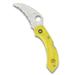 2 Lightweight Salt Knife With 1.97 H-1 Hawkbill Steel Blade And High-Strength Yellow FRN Handle - Spyderedge - C28SYL2HB