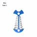 Tool Plank Floor Outdoor Awning Camping Tent Hooks Tent Pegs Fixed Nails Spring Fishbone Anchor BLUE STYLE 1