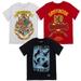 Harry Potter Toddler Boys 3 Pack Pullover T-Shirts Toddler to Big Kid