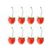 30pcs Simulated Strawberry Plastic Strawberry Model Artificial Fake Fruits Model for Party