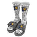 Men's ISlide Gray Indiana Pacers Camo Sock & Slide Bundle