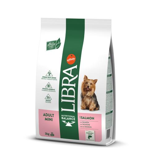 3kg Libra Dog Mini Lachs Hundefutter trocken