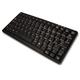 Ceratech Combo (PS2/USB) - Mini keyboard USB + PS/2 QWERTY Black