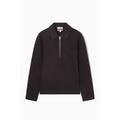 HALF-ZIP WOOL-BLEND JUMPER