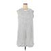 Old Navy Casual Dress - Mini Crew Neck Sleeveless: White Print Dresses - Women's Size X-Large