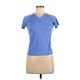 Adidas Active T-Shirt: Blue Activewear - Women's Size Medium