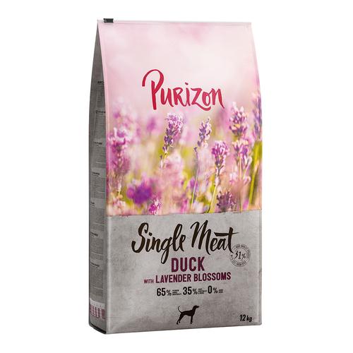 Purizon Single Meat Adult Ente mit Apfel und Lavendelblüten - 2 x 12 kg