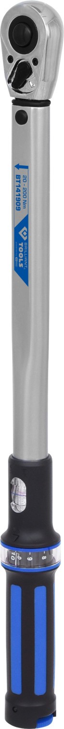 Brilliant Tools 1/4“ Drehmomentschlüssel mit Umschalt-Ratschenkopf, 1 - 25 Nm BT141906 Image