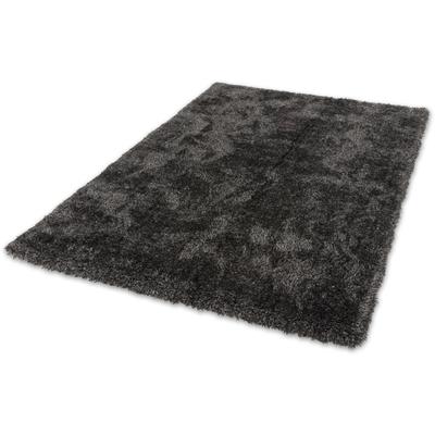 Hochflor-Teppich "Heaven" Gr. 4, grau (mittelgrau), B:160cm H:50mm L:230cm, Kunstfaser, SCHÖNER WOHNEN-KOLLEKTION, Teppiche, besonders weich durch Microfaser, Wohnzimmer Image