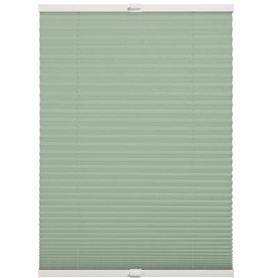 Plissee "Milla", grün, B:50cm H:130cm, Obermaterial: 100% Polyester, SCHÖNER WOHNEN-KOLLEKTION, Plissees, verschraubt, silberne oder weiße Rollo-Technik Image