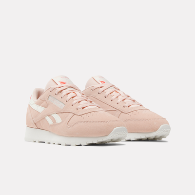 Sneaker REEBOK CLASSIC "CLASSIC LEATHER", Gr. 36, rosa, Leder, sportlich, Schuhe