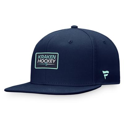 Seattle Kraken Fanatics Branded Authentic Pro Prime Snapback mit flacher Krempe – Unisex Image