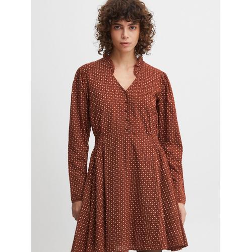 Atelier Rêve Blusenkleid Damen braun, 38