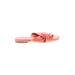 Caslon Sandals: Pink Solid Shoes - Women's Size 8 - Open Toe