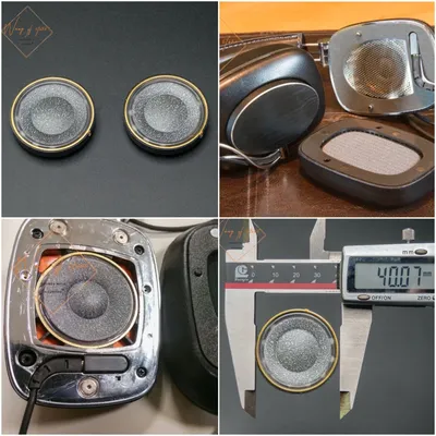 Kopfhörer Lautsprecher Zusammengesetzt Carbon Fahrer Für Bowers Wilkins P7 b & w P7 Einheit Headset Lautsprecher 40mm DIY Image