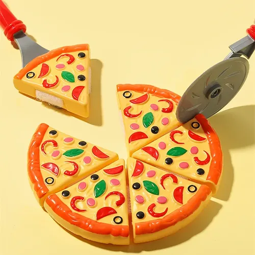Simulation Pizza Schneiden Spielzeug so tun als spielen Pizza Set Fast Food Kochen Küche Spielzeug
