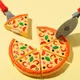 Simulation Pizza Schneiden Spielzeug so tun als spielen Pizza Set Fast Food Kochen Küche Spielzeug