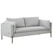 76.2" Modern Style 3 Seat Sofa Linen Fabric Upholstered Couch Furniture 3-Seats Couch for Different Spaces,Living Room,Apartment