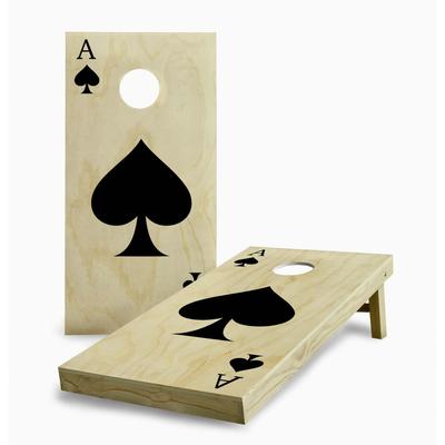 Ace of Spades Cornhole Game (Choose Wraps or Boards)
