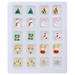 Christmas Nail Art Decoration - 20Pcs - Cute Snowman Reindeer Socks Gloves Hat Bell Xmas Tree Charms - 3D Nail Ornaments - Women DIY Manicure Accessories - Holiday Gift