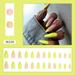 ZYWLKJ Pcs Press on Nails Medium Square Fake Nails Full Cover False Nails Press ons Nails Glossy Gold Foil Purple Fashion Textured Acrylic White Press on Nails for Women Nail Kit Manicure Decorati