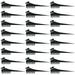 50PCS Portable Hair Dye Comb Multi-functional Hair Salon Brush Professional Hair Coloring Comb Practical Hairdressing Comb Pointed Tail Comb for Home Salon Use (Black)