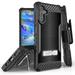 Tri Shield Rugged Cover + Hoslter Designed For Samsung Galaxy A13 5G Case Black/Black