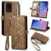 Samsung Galaxy S20 Ultra 5G Case Durable PU Leather Wallet Cover Snap Buckle Flip Strap Card Holder Case for Samsung Galaxy S20 Ultra 5G