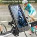 Teissuly Motorcycle Handlebar Cell Phone Mount Holder Case Bicycle Bracket