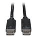 Tripp Lite DisplayPort Cable with Latches 3 ft Black